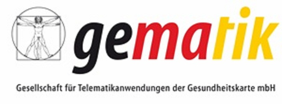 Logo gematik Gesellschaft für Telematikanwendungen der Gesundheitskarte mbH